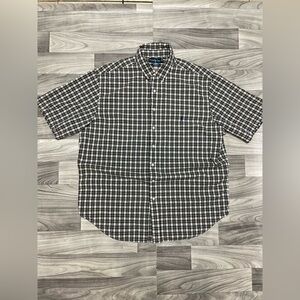 Ralph Lauren Men’s Large Multicolor Plaid Button-Down Shirt – Classic Fit